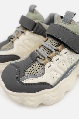 Кросівки Kimboo для хлопчика Біло-сірий 37 (23 см) (gy535 white-grey )