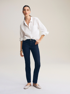 Джинси High Waist жіночі Calzedonia Темно-синій (modp0448 d-blue (S (36))