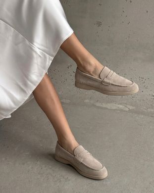 Лофери, натуральна замша Meideli Жіночі Світло-бежевий 41 (26 см) Код: tp509 beige
