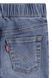 Комплект Levi's 2в1 свитшот на флисе и джинсы для мальчиков детский Серо-синий (312 set pvu indigo (74 (9m))
