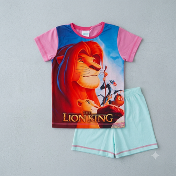 Детская пижама Disney "Король Лев"&mdash; футболка и шорты Разноцветный 7-8 лет (128 см) Код: 3006lnt colors KL