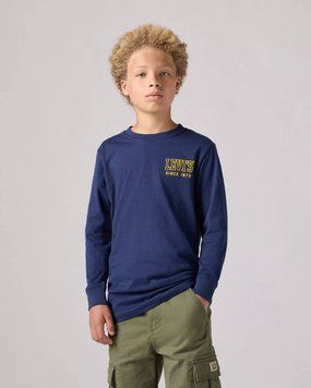 Лонгслів Levis з довгим рукавом High Peaks для хлопчиків Синій (421 pvu blue J (164 (14A))