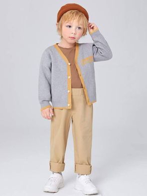 Кардиган для мальчика SHEIN Серый (JIT7302476 grey (92 см (2 года))