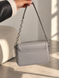 Cумка клатч Женская Lucky Серый 22х15х7,5 см Код: w1979 grey