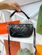 Сумка хобо Женская LV Черный 22,5х14,5х9,5 см Код: 3888 black