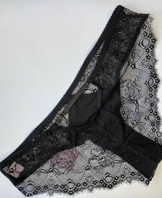 Шовкові труси жіночий Empress Mimi London Чорний (E0620pa black (3XL))