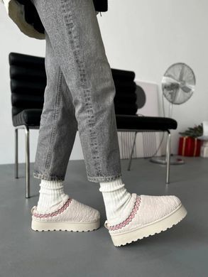 Тедді Уги Тапки TAZZ BRAID SLIPPERS жіночі YALA Молочний (YZM23 milk (41 (26 см))
