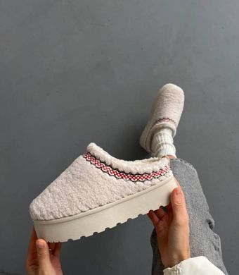 Тедді Уги Тапки TAZZ BRAID SLIPPERS жіночі YALA Молочний (YZM23 milk (41 (26 см))