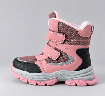 Черевики на липучках для дівчинки Bessky Рожевий 35 (22 см) Код: B2971 pink