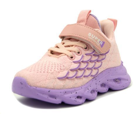 Кроссовки для девочки KIMBO Розово-фиолетовый (K936-1F pink-purple (22 (14 см))