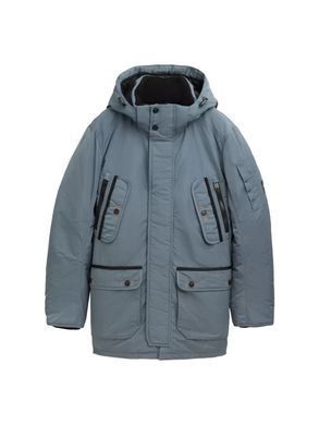 Зимова куртка Парка чоловіча Tom Tailor Сіро-блакитний (1039772 grey-blue XL)