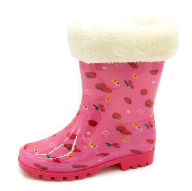 Резинові чоботи для дівчинки Dual Рожевий (005-301 pink (28 (18 см))