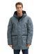 Зимова куртка Парка чоловіча Tom Tailor Сіро-блакитний (1039772 grey-blue XL)
