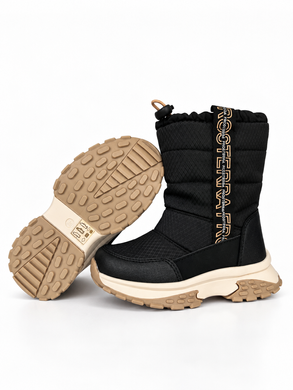 Термодутики для дітей Kimboo Черно-коричневый 32 (21 см) Код: FG24102 black-brown