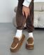 Утепленные лоферы женские ITTS Коричневый (5271-45 brown (41 (25,5 см))