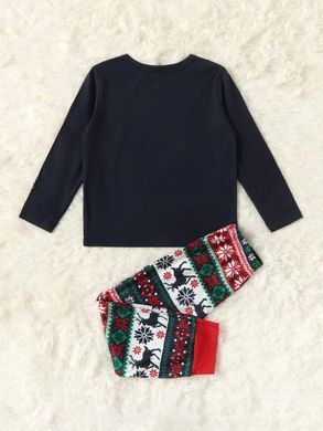 Пижама для детей Shein Синий, зеленый, красный (H013 bl-gr-red (110 см))