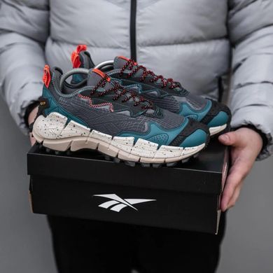 Кросівки Reebok Zig Kinetica 2 Edge Black Midnight Pine чоловічі No brend Сіро-синій (h00115 grey-blue (45 (29 см))