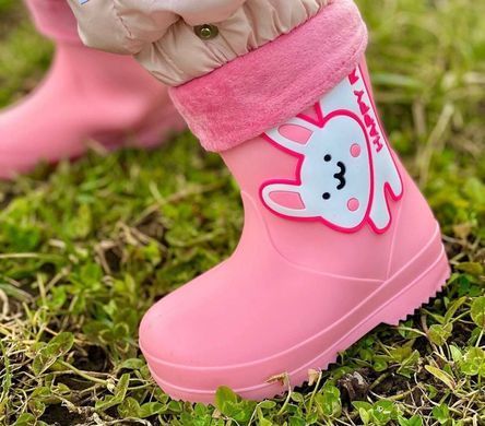 Резинові чоботи для дівчинки BBT Kids Рожевий (M5178 pink (24-140 мм)