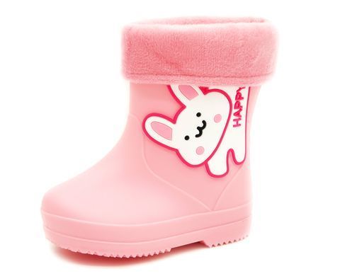 Резинові чоботи для дівчинки BBT Kids Рожевий (M5178 pink (24-140 мм)