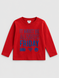 Коттоновый лонгслив Piazza Italia Italia для мальчика Красный 2-3 года (98 см) Код: PIT1501 211 red