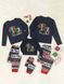 Пижама для детей Shein Синий, зеленый, красный (H013 bl-gr-red (110 см))