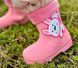Резинові чоботи для дівчинки BBT Kids Рожевий (M5178 pink (24-140 мм)