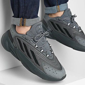 Кросівки Adidas Ozelia No brand підліткові, для хлопчика Сірий 38 (24 см) (b202 grey)