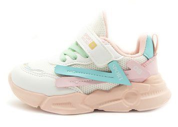 Кросівки для дівчинки KIMBO Біло-Рожевий (YF712-2C white-pink (27 (16,5 см))
