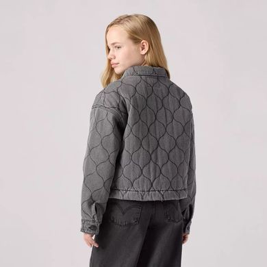 Джинсова куртка Levi's для дівчинки Темно-сірий (097 pvu d-grey (152 (12A))