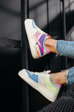 Кросівки Nike Air Force 1 Shadow жіночі No brend Різнокольоровий (b249-4 colors (40 (25,5 см))