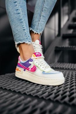 Кросівки Nike Air Force 1 Shadow жіночі No brend Різнокольоровий (b249-4 colors (40 (25,5 см))