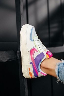 Кросівки Nike Air Force 1 Shadow жіночі No brend Різнокольоровий (b249-4 colors (40 (25,5 см))