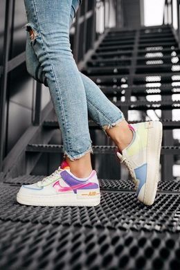 Кросівки Nike Air Force 1 Shadow жіночі No brend Різнокольоровий (b249-4 colors (40 (25,5 см))