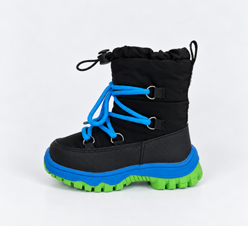 Термодутики для мальчика Kimboo Черно-синий 28 (18 см) Код: FG577 black-blue
