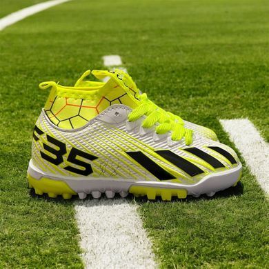 Сороконіжки з шкарпеткою для дітей by Soccer's Біло-салатовий (SAHS f35 white-green (32 (20,5 см))