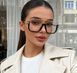 Прозорі окуляри, іміджеві квадратні під Dior Жіночі Чорно-золотистий Універсальний (7876ehs black-gold)