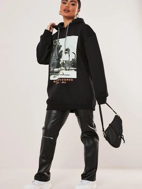 Худі жіночий Missguided Чорний (ZX9221579 black (34))
