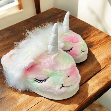 Комнатные тапочки Кигуруми женские Кигурумы Светло-розовый (lg-2 white-pink (40-41 (25,5 см))