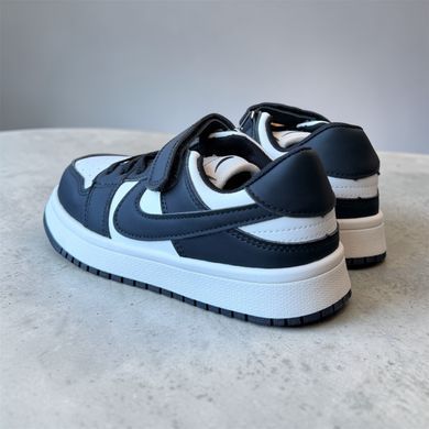 Кроссовки на липучке Paliament для подростков Молочно-черный 40 (24 см) (B2320 milk-black)