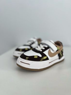 Кросівки для хлопчика Paliament Білий з коричневим (622-17 brown (29 (18 см))