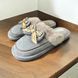 Комнатные тапочки женские Scarlett Серый (6015 grey (38-39 (24,5 см))