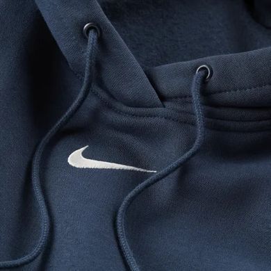Женская толстовка с капюшоном Nike на флисе Sportswear Phoenix Fleece оверсайз Pullover Синяя (DQ5860-478 blue lav25 (L)