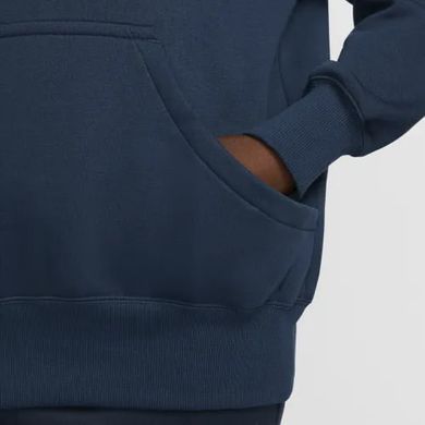 Женская толстовка с капюшоном Nike на флисе Sportswear Phoenix Fleece оверсайз Pullover Синяя (DQ5860-478 blue lav25 (L)