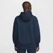 Женская толстовка с капюшоном Nike на флисе Sportswear Phoenix Fleece оверсайз Pullover Синяя (DQ5860-478 blue lav25 (L)