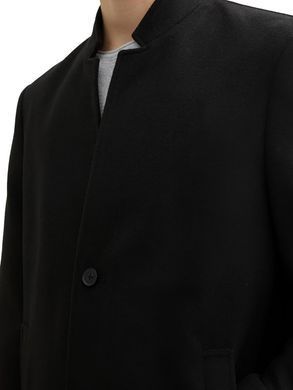 Шерстяне пальто Tom Tailor чоловіче Чорний S (2032440 black)