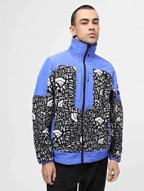 Флисовая куртка The North Face Fleeski Y2K Full-Zip Jacket Print Унисекс Черно-синий XS Код: NF0A887HU2O1 Black Abstract Multi