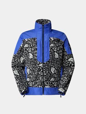 Флисовая куртка The North Face Fleeski Y2K Full-Zip Jacket Print Унисекс Черно-синий XS Код: NF0A887HU2O1 Black Abstract Multi