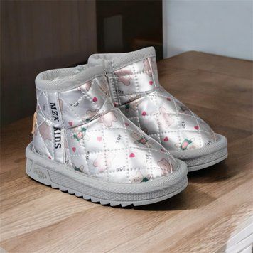 Угги для девочки BBT KIDS Серебристый (T7002 silver (25 (14,5 см))