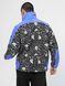 Флисовая куртка The North Face Fleeski Y2K Full-Zip Jacket Print Унисекс Черно-синий XS Код: NF0A887HU2O1 Black Abstract Multi
