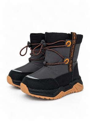 Термодутики для хлопчика Kimboo Сіро-коричневий 23 (15 см) Код: FG24112 grey-brown